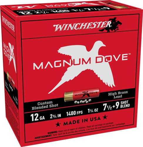 AMD1279_1.jpg WINCHESTER MAGNUM DOVE 12GA - 2.75" 1400FPS #7.5&9 25RD