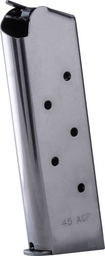 CM4519116CS.jpg CHECKMATE MAGAZINE 1911 - COMPACT 45ACP STAINLESS 6RD