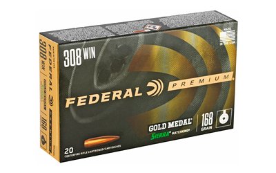 FED GOLD MDL 308WN 168GR BTHP 20/200