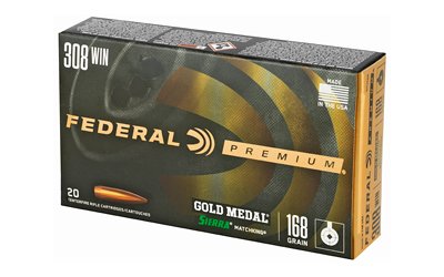 FED GOLD MDL 308WN 168GR BTHP 20/200