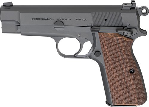 GHP9204_LEFT.jpg SPRINGFIELD SA-35 9MM 4" 15RD - MATTE BLUED/WALNUT