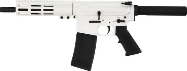 GL15223PWHT_LEFT.jpg GLFA AR15 PISTOL 223 WYLDE - 7.5" NITRIDE BBL WHITE