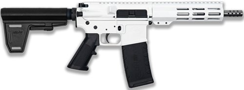 GL15223SSPBWHT.jpg GLFA AR15 PISTOL W/BRACE 223 - WYLDE 7.5" SS BARREL WHITE