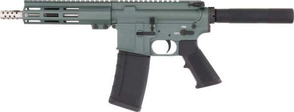 GLFA AR15 PISTOL 223 WYLDE - 7.5" SS. BBL. CHARCOAL GREEN