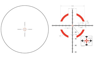 TRIJICON CREDO HX 1-6X24 FFP MOA RED