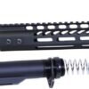 ULTRABBK9BLACK.jpg GUNTEC AR15 9" PISTOL BRACE - BUILD KIT & BUFFER TUBE BLACK