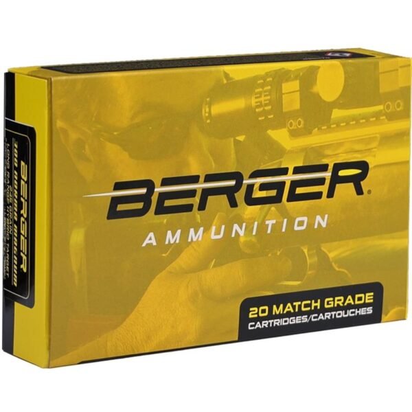 https3A2F2Fmedia.chattanoogashooting.com2Fimages2Fproduct2FBB620302FBB620301-1.jpg Berger Hybrid Target Rifle Ammunition 300 Norma Mag 245gr JHP 2803 fps 20/ct