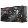 https3A2F2Fmedia.chattanoogashooting.com2Fimages2Fproduct2FBX308142FBarnes_Precision2520Match.jpg Barnes Precision Match Rifle Ammunition 6mm Creedmoor 112 gr OTM BT 2700 fps 20/ct