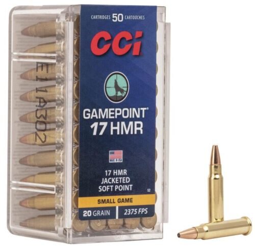 https3A2F2Fmedia.chattanoogashooting.com2Fimages2Fproduct2FCC00522FCC0052.jpg CCI .17 HMR GamePoint Rimfire Ammunition .17 HMR 20 gr JSP 2375 fps 50/ct