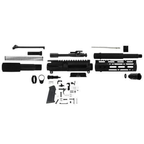 https3A2F2Fmedia.chattanoogashooting.com2Fimages2Fproduct2FEFPK300LPK72FEFPK300LPK7.jpg TacFire 7.5" Unassembled AR 300 Blackout Pistol Build Kit with Lower Parts Kit