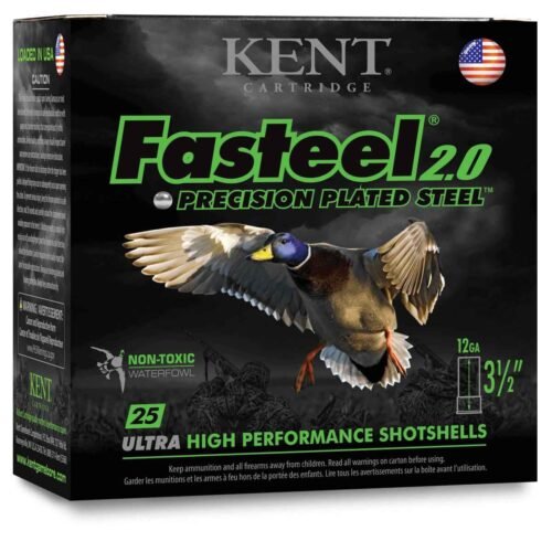 https3A2F2Fmedia.chattanoogashooting.com2Fimages2Fproduct2FKIK1235FS40BB2FKIK1235FS40BB.jpg Kent Fasteel 2.0 Shotshells 12 ga 3-1/2" 1-3/8oz 1550 fps #BB 25/ct