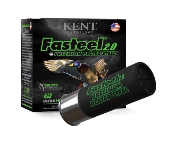 https3A2F2Fmedia.chattanoogashooting.com2Fimages2Fproduct2FKIK1235FS40BBB2FKIK122FS302_7.jpg Kent Fasteel 2.0 Shotshells 12 ga 3-1/2" 1-3/8oz 1550 fps #BBB 25/ct