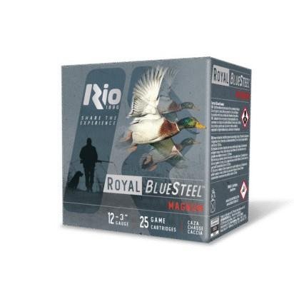 https3A2F2Fmedia.chattanoogashooting.com2Fimages2Fproduct2FRORBSM3422Fbbbbb.jpg Rio Royal BlueSteel Magnum High Velocity Shotshells 12ga 3" 1 1/5oz #2 25/ct