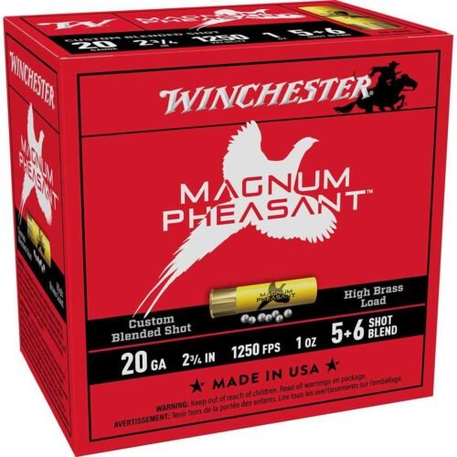 https3A2F2Fmedia.chattanoogashooting.com2Fimages2Fproduct2FWNMP20562FWNMP20561.jpg Winchester Magnum Pheasant Shotshells 20ga 2-3/4" 1oz 1250 fps #5&6 25/ct