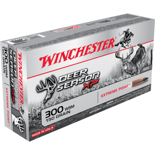 https3A2F2Fmedia.chattanoogashooting.com2Fimages2Fproduct2FWNX300SDS2FWNX300SDS-1.png Winchester Deer Season XP Rifle Ammunition 300 WSM 150 gr. PT 3260 fps 20/ct