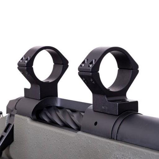 https3A2F2Fmedia.chattanoogashooting.com2Fimages2Fproduct2FXBT307MM12FXBT307MM1.jpg Weatherby M307 Rifle Scope Mount 1" Medium Matte