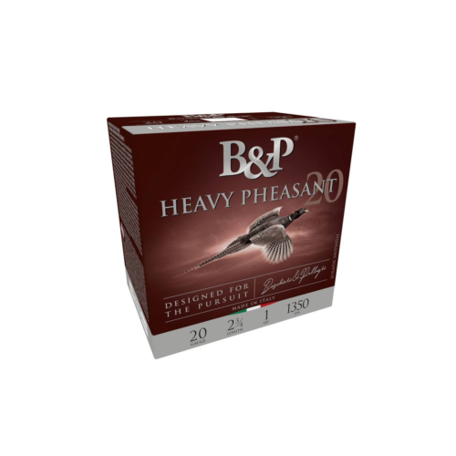 https3A2F2Fmedia.chattanoogashooting.com2Fimages2Fproduct2FXDCA7C01HPB0012F63636-1.png B&P Heavy Pheasant Shotshells 20ga 3'' 1-1/4oz 1300 fps #4 25/ct