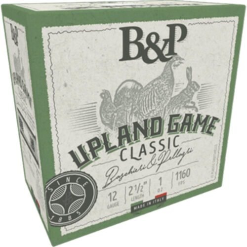 https3A2F2Fmedia.chattanoogashooting.com2Fimages2Fproduct2FXDCA7C02UGA0922FXDCA7C02UGA092-1-1.jpg B&P Upland Classic Shotshell 12ga 2-1/2" 1oz 1160 fps #7.5 25/ct