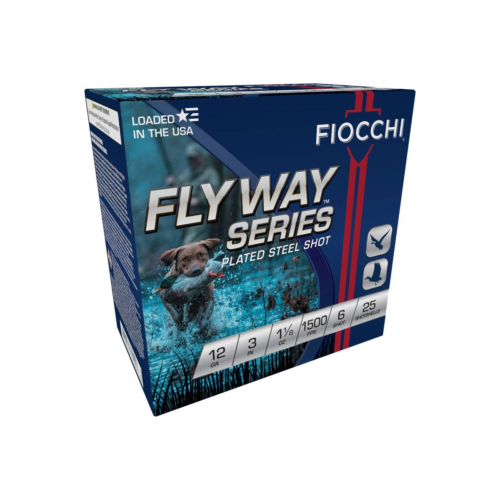 https3A2F2Fmedia.chattanoogashooting.com2Fimages2Fproduct2FXN123ST62FXN123ST6-1.png Fiocchi Flyway Series Shotshells 12ga 3" 1-1/8oz 1500 fps #6 25/ct