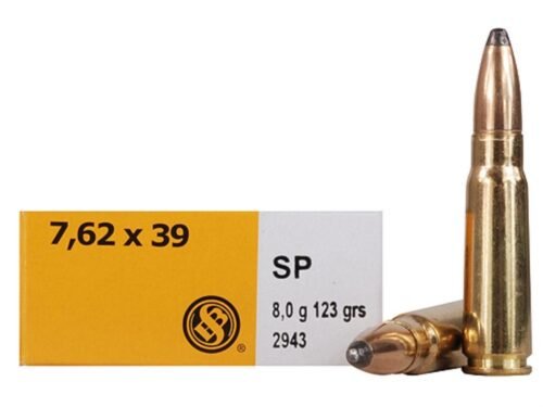 https3A2F2Fmedia.chattanoogashooting.com2Fimages2Fproduct2FZYSB76239B2FZYSB76239B.jpg Sellier & Bellot Rifle Ammunition 7.62x39mm 123 gr SP 2435 fps 20/ct