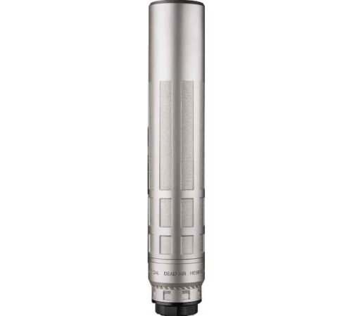 nomaxslv24b4-1.jpg DEAD AIR ARMAMENT NOMAX 33 .33CAL SLNCR SILVER