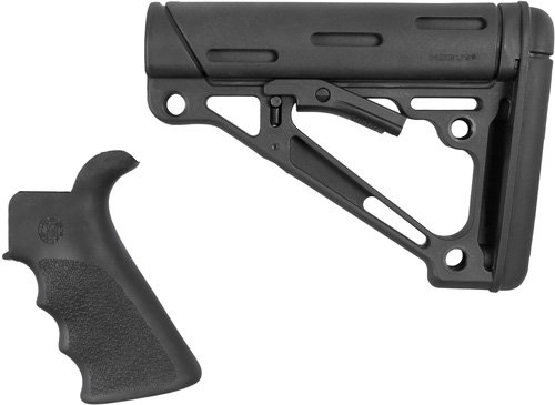 15055.jpg HOGUE AR-15 GRIP & OVERMOLDED - COLLAPSIBLE STK COMMERICAL BLK