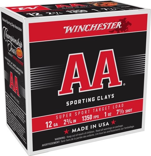 AASCL1275_3.jpg WINCHESTER AA 12GA 2.75 1OZ - #7.5 1350FPS 250RD CASE
