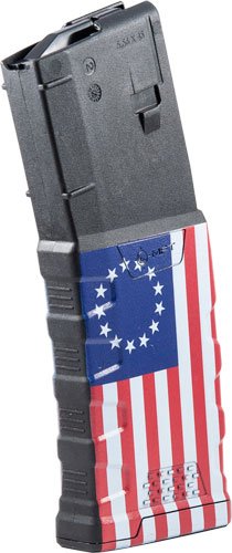 EXDPM556DBTR.jpg MFT EXD MAGAZINE AR15 5.56X45 - 30RD BETSY ROSS FLAG