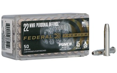 FED PUNCH 22WMR 45GR JHP 50/3000