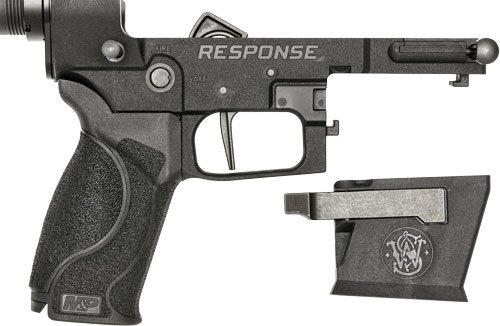 G13797S_CLOSEUP_FLEXMAG.jpg S&W RESPONSE 9MM PCC RIFLE - FLEXMAG KITS 23RD ADJ STK BLK