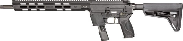 G13797S_LEFT.jpg S&W RESPONSE 9MM PCC RIFLE - FLEXMAG KITS 23RD ADJ STK BLK