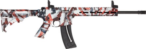G14714_1.jpg S&W M&P15-22 SPORT 22LR FLAG - 16.5" 25-SH 6-POS STOCK RWB