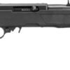 RUGER 10/22 22LR 16.4" THREAD - BARREL BLACK POLYMER STOCK