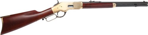 GCA202.jpg CIMARRON 1866 YELLOWBOY 22LR - 24" OCTAGON BRASS/BLUED WALNUT