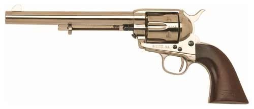 GCA514N00M00.jpg CIMARRON CAVALRY SCOUT 45LC - FS 7.5" POLISHED NICKEL/WALNUT