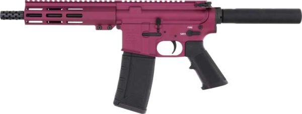 GLFA AR15 PISTOL 223 WYLDE - 7.5" NITRIDE BARREL BLK CHERRY