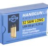 PPU 32 S&W LONG LRN 98GR 50/500
