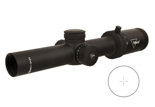 TRIJICON CREDO 1-4X24 BLK 30MM MRAD RED