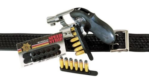 https3A2F2Fmedia.chattanoogashooting.com2Fimages2Fproduct2FBI200542FBI20054.jpg Bianchi Model 585 Speed Strips 38 Special and 357 Magnum Black