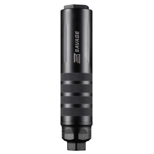 https3A2F2Fmedia.chattanoogashooting.com2Fimages2Fproduct2FBV117012FBV11701-1.jpg Savage Arms AC30 Suppressor .308 Win/6.5mm/6.5 PRC/6.8mm/7mm/.300 WM/.300 PRC 5/8x24 Thread 7.9" Black