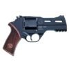 https3A2F2Fmedia.chattanoogashooting.com2Fimages2Fproduct2FCH3402192FCH340219_1.jpg Chiappa 40DS Rhino Handgun .357 Mag 6rd Capacity 4" Barrel Black with Wood Grip and 3 Moon Clips