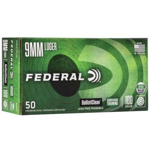 https3A2F2Fmedia.chattanoogashooting.com2Fimages2Fproduct2FFABC9NT32FFABC9NT3.jpg Federal Ballisticlean Frangible Handgun Ammunition 9mm Luger 100 gr RHT 1240 50/ct