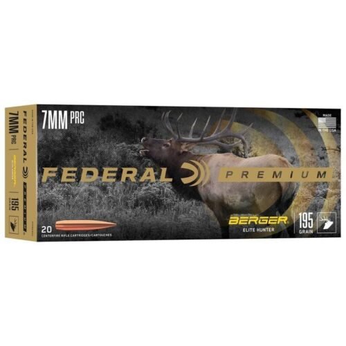 https3A2F2Fmedia.chattanoogashooting.com2Fimages2Fproduct2FFAP7PRCBH12FFAP7PRCBH11.jpg Federal Berger Elite Hunter Rifle Ammunition 7mm PRC 195gr HPBT 2760 fps 20/ct
