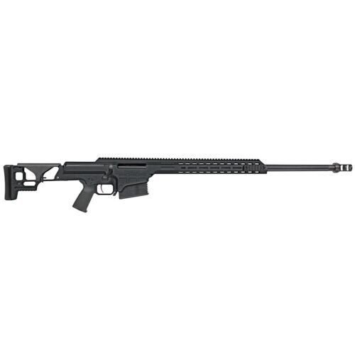 https3A2F2Fmedia.chattanoogashooting.com2Fimages2Fproduct2FGX185052FGX18505.jpg Barrett SMR MRAD Fixed Stock Rifle .338 Norma Magnum 10rd Magazine(1) 26'' Fluted Barrel Black Finish