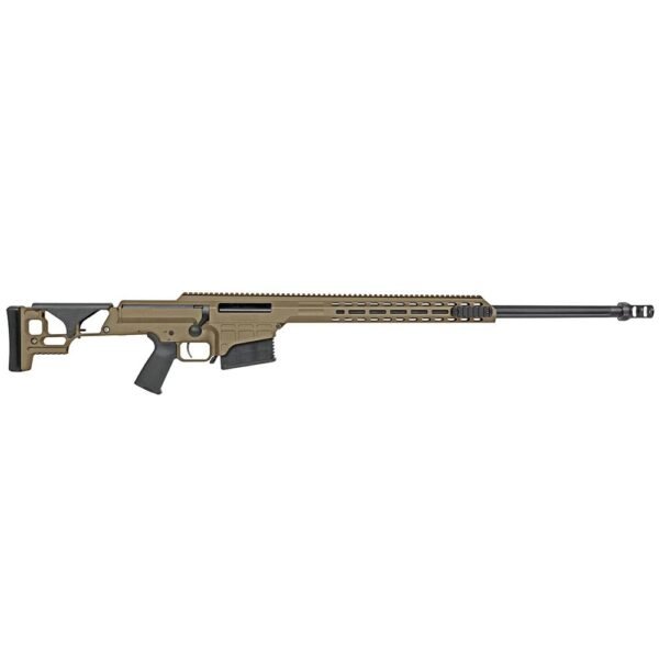 https3A2F2Fmedia.chattanoogashooting.com2Fimages2Fproduct2FGX185062FGX18506.jpg Barrett SMR MRAD Fixed Stock Rifle .338 Norma Magnum 10rd Magazine(1) 26'' Fluted Barrel FDE Finish