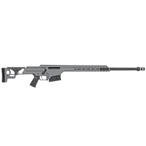 https3A2F2Fmedia.chattanoogashooting.com2Fimages2Fproduct2FGX185072FGX18507.jpg Barrett SMR MRAD Fixed Stock Rifle .338 Norma Magnum 10rd Magazine(1) 26'' Fluted Barrel Tungsten Grey Finish