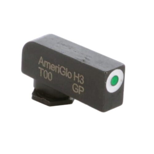 https3A2F2Fmedia.chattanoogashooting.com2Fimages2Fproduct2FKQGL1122001252FKQGL112200125.jpg Ameriglo Green Tritium White Outline Stock Front .200in H .125in W Glock