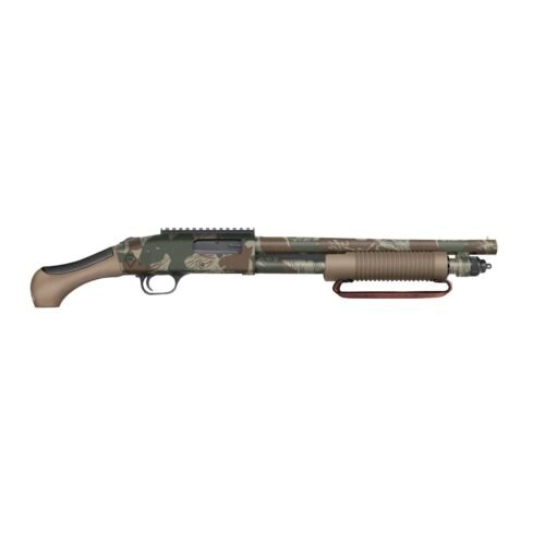 https3A2F2Fmedia.chattanoogashooting.com2Fimages2Fproduct2FMV506322FMV506321.jpg Mossberg 590 Bliksem Shotgun 12ga 3" Chamber 5rd Capacity14.375" Barrel 5rd Rhodesian Camo w/FDE Grip & Handguard