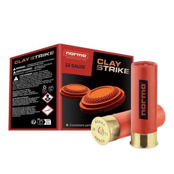 https3A2F2Fmedia.chattanoogashooting.com2Fimages2Fproduct2FNH11980528752FNH11980528751.jpg Norma CLAYSTRIKE Shotshells 12ga 2-3/4" 1oz 1250 fps #7.5 25/ct