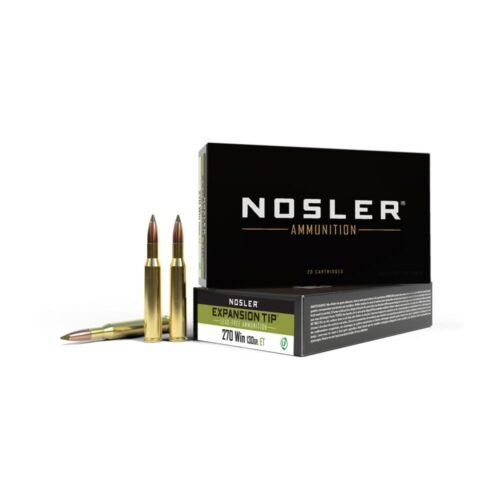 https3A2F2Fmedia.chattanoogashooting.com2Fimages2Fproduct2FNO400312FNO40031-1.jpg Nosler E-Tip Rifle Ammunition .270 Win 130gr ET 2950 fps 20/ct